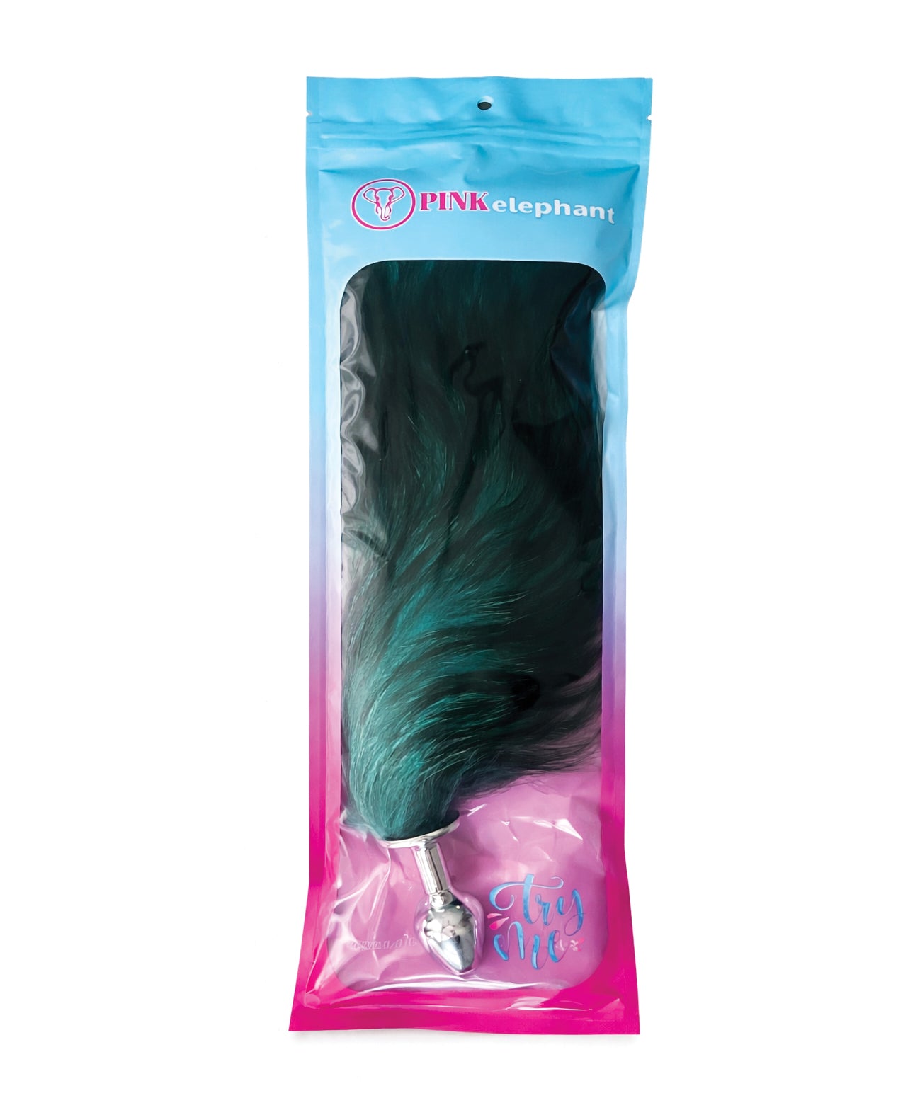 Fox Tail Medium Plug - Teal