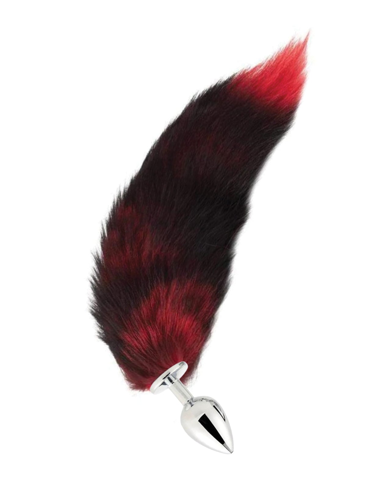 Fox Tail Large Plug - Red