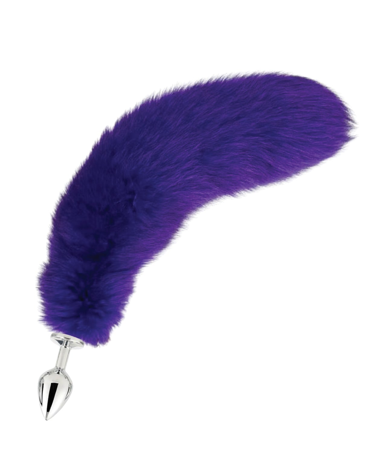 Fox Tail Medium Plug - Bright Purple