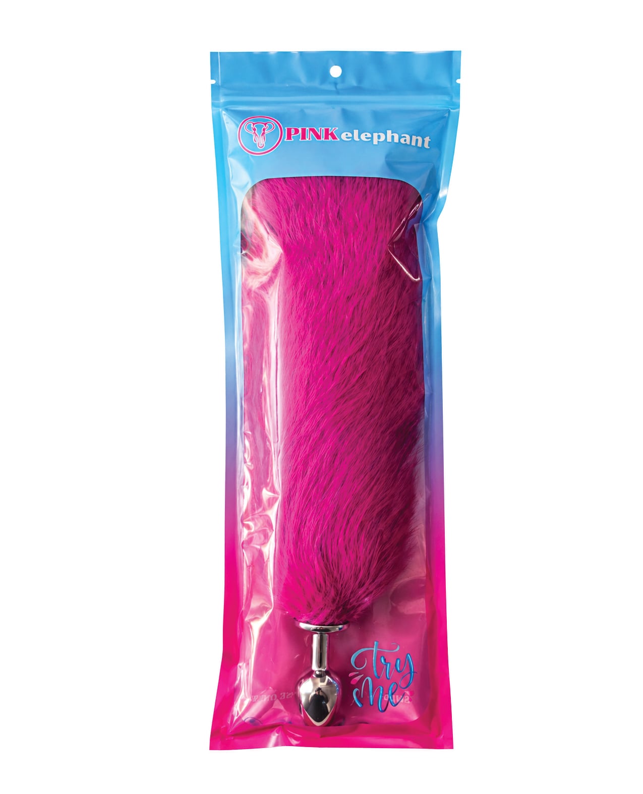 Fox Tail Medium Plug - Hot Pink