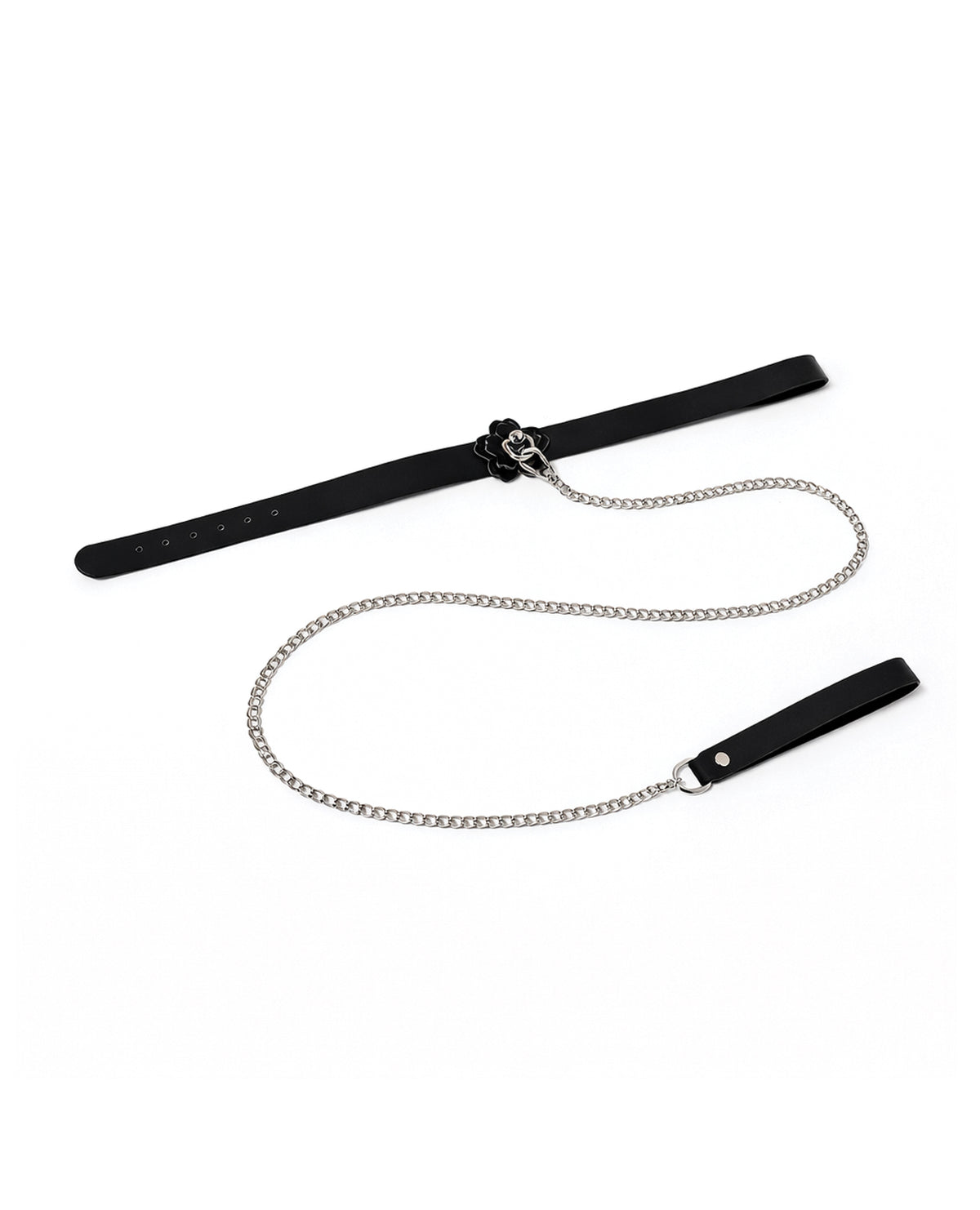 Heat Tease Flower Collar - Black/Pink