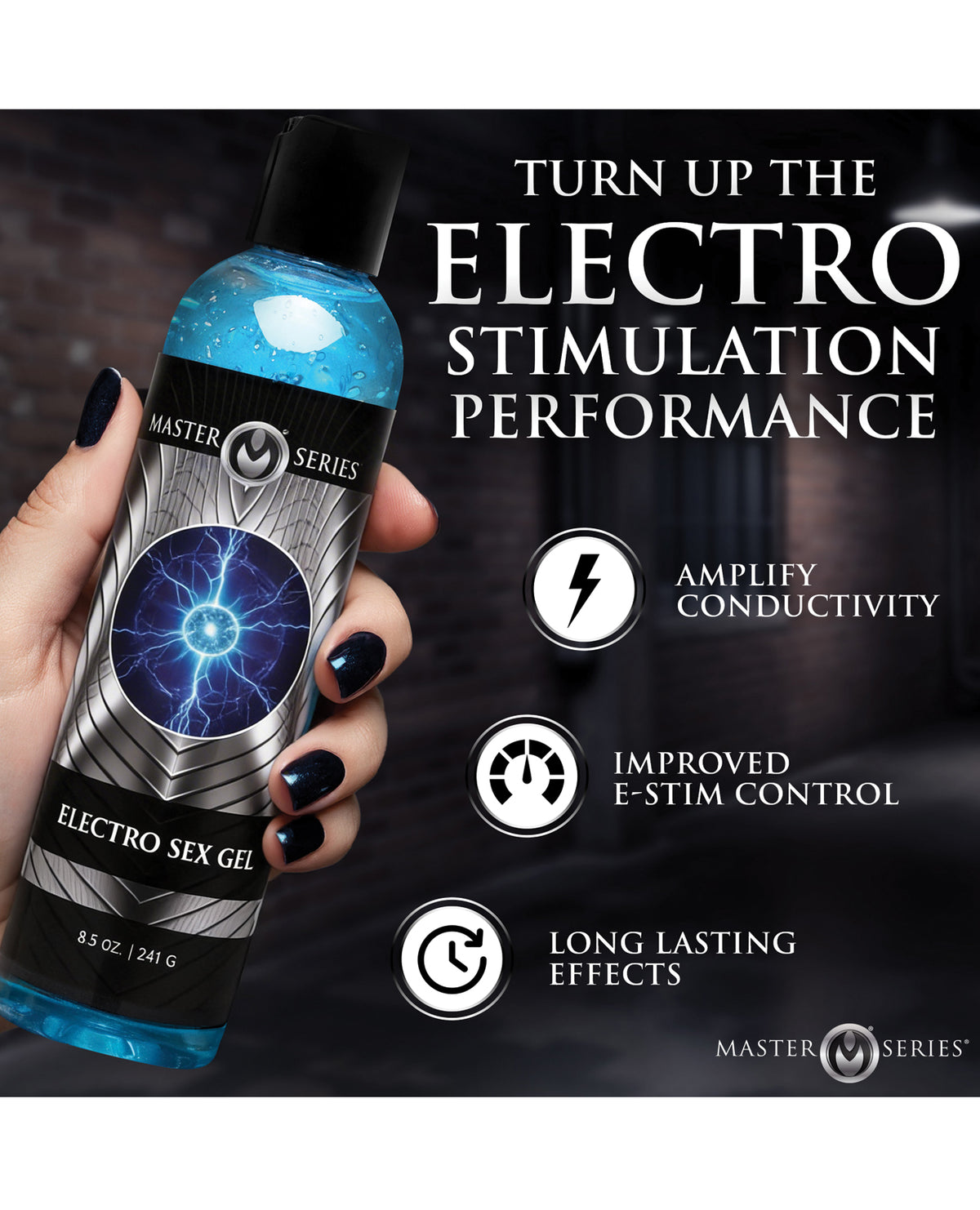 Master Series Electro Sex Gel - 8.5 oz