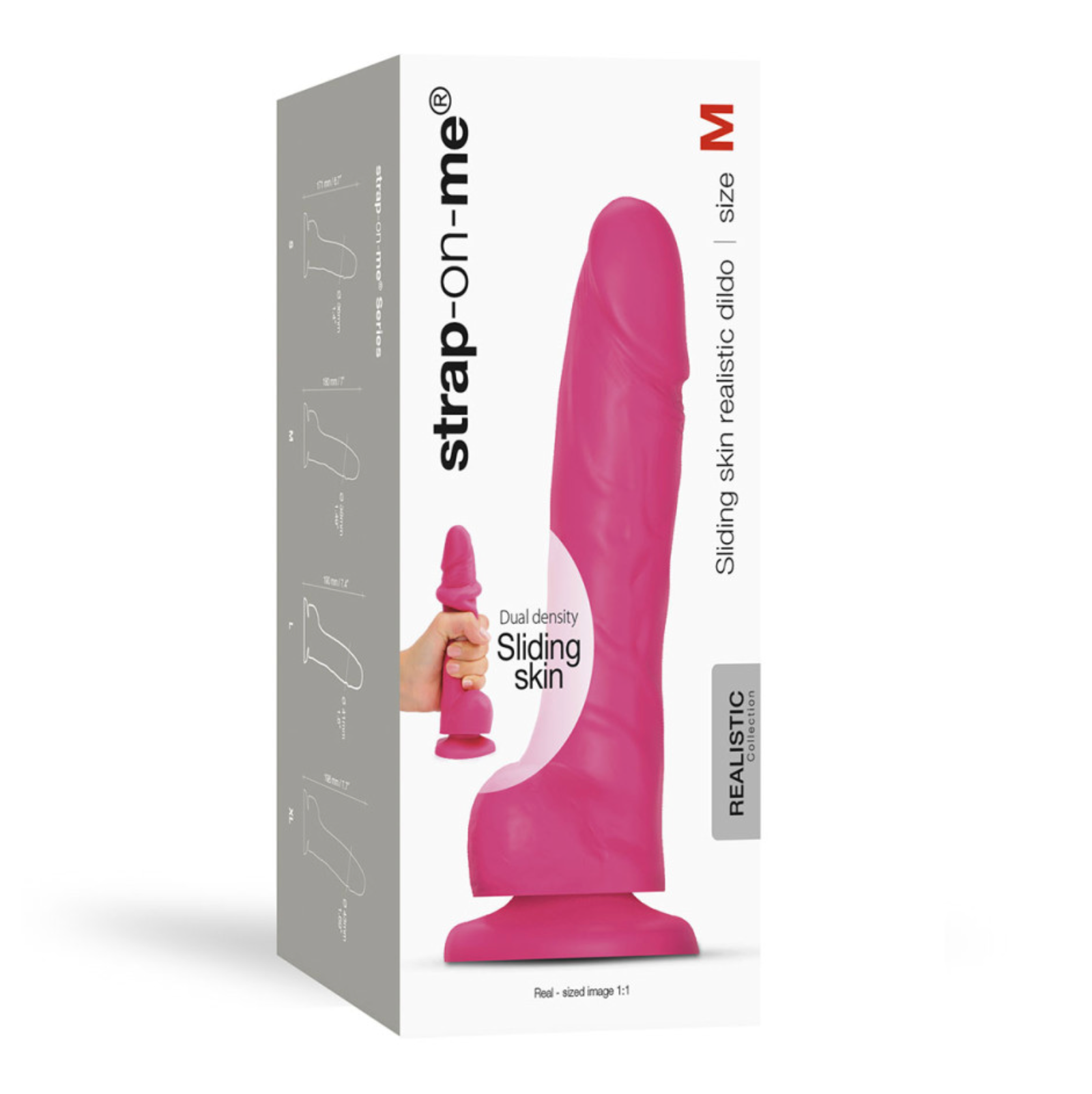 Sliding Skin Realistic Dildo-Medium