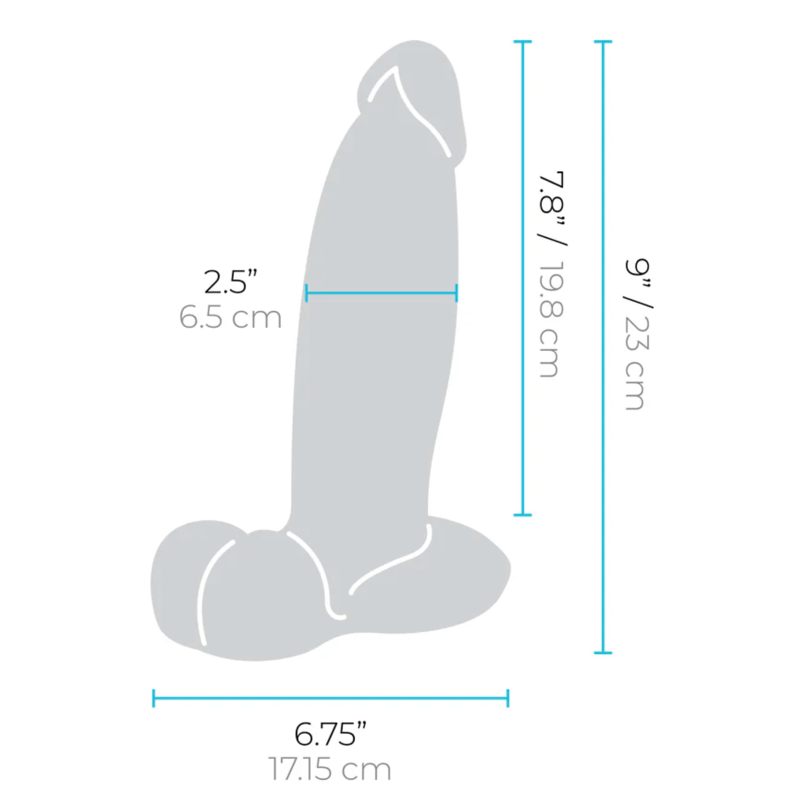 Slipskin Realistic Silicone Dildo 9 Inch – Girthy Mocha