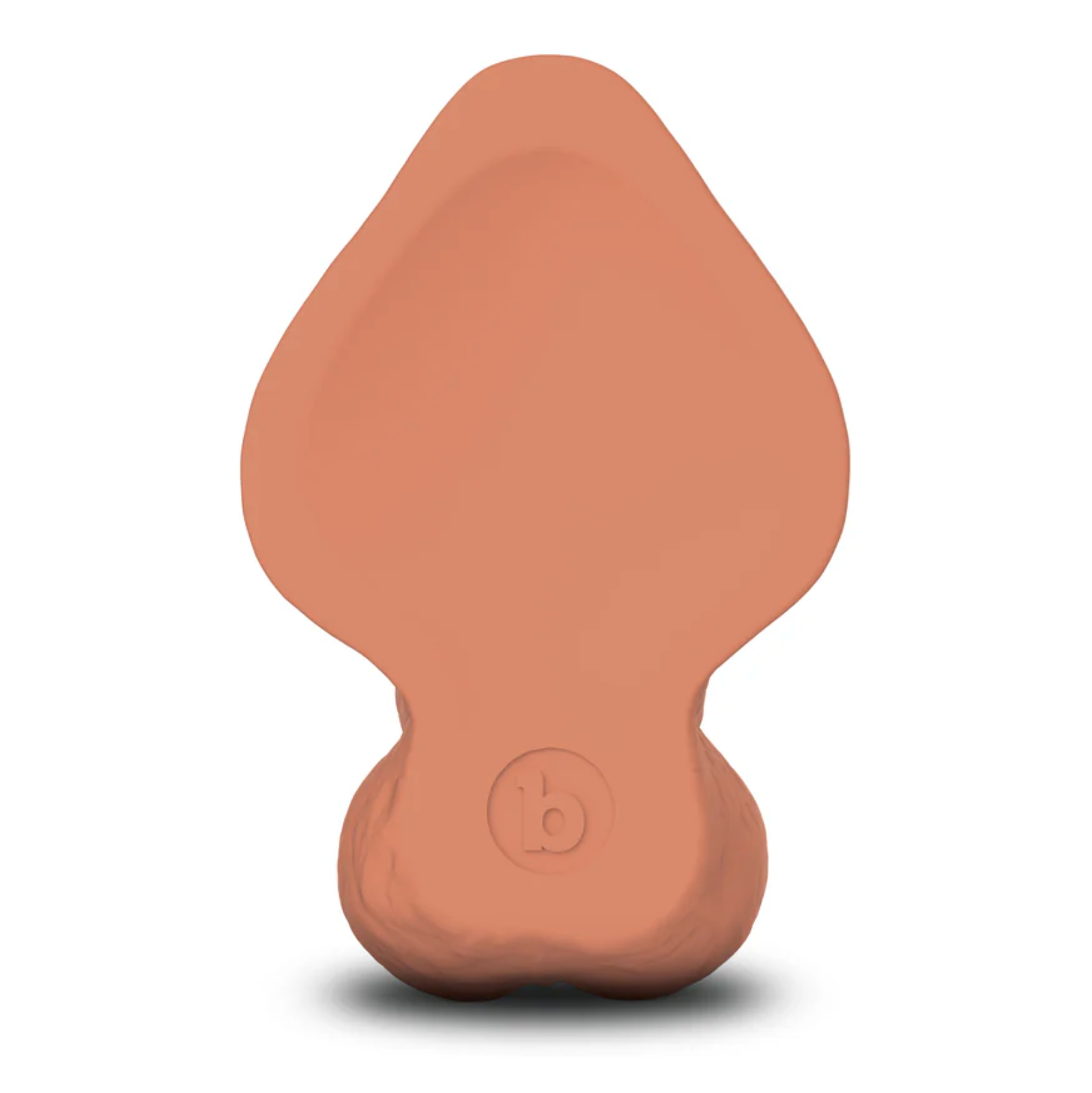 Slipskin 8” Curved Realistic Silicone Dildo - Mocha