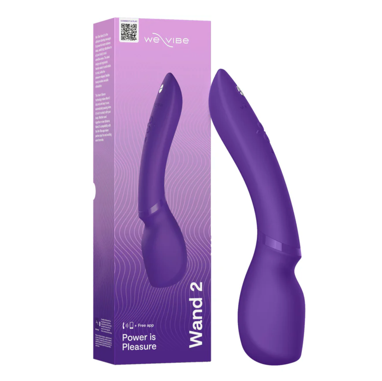 We-Vibe Wand 2 – Cordless App-Controlled Wand Vibrator