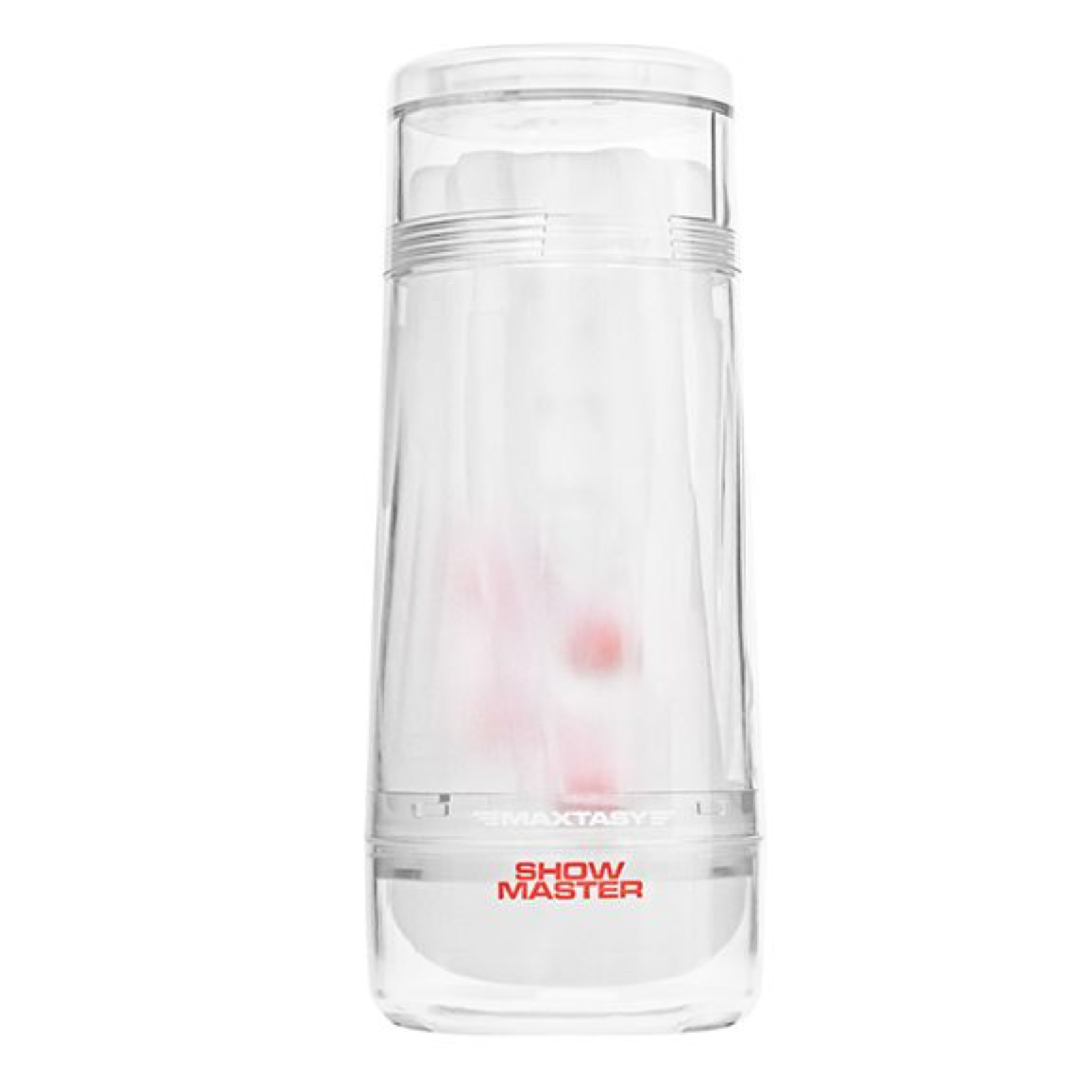 Maxtasy Show Master Non-Realistic Stroker – Clear Beaded Pleasure Sleeve
