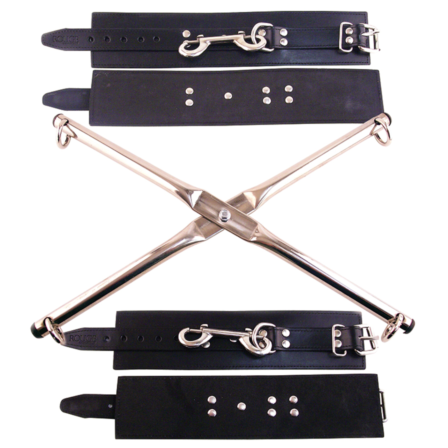 Hog-Tie With Leather Wrist and Ankle Cuffs