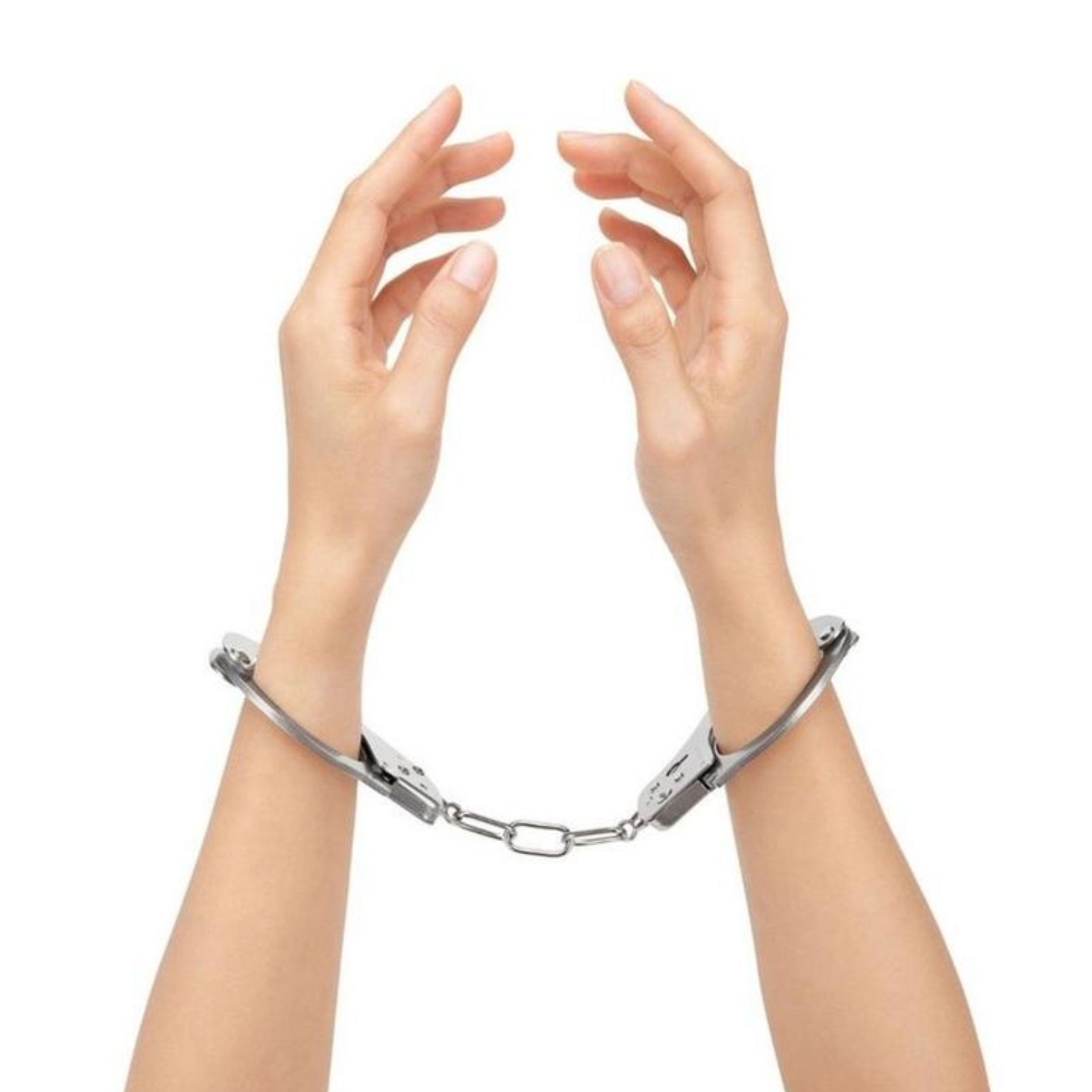 ME YOU US Bondage Metal Handcuffs – Stainless Steel Restraints