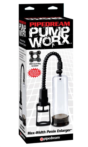 Pump Worx Max-Width Penis Enlarger - Black