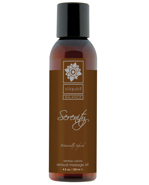 Sliquid Organics Massage Oil - Serenity - 4.2 oz.