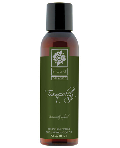 Sliquid Organics Massage Oil - Tranquility - 4.2 oz.