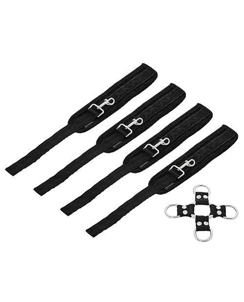 5 PIECE HOG TIE & CUFFS SET