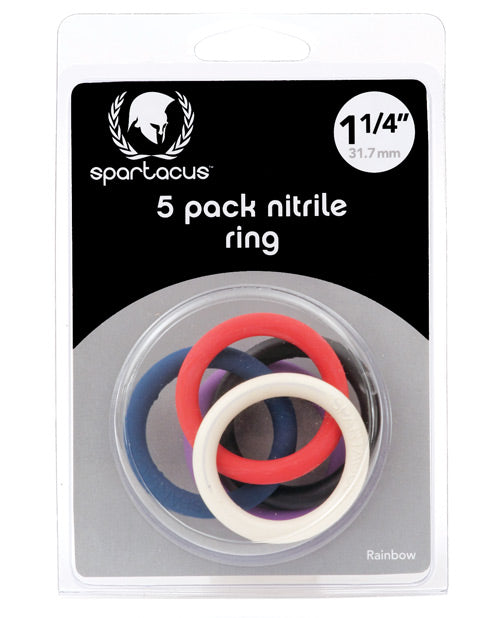 Spartacus 1.25" Nitrile Cock Ring Set