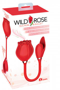 Wild Rose Suction with Bullet Vibrator