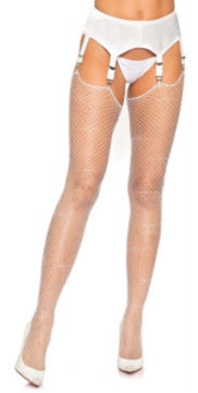 RHINESTONE STOCKINGS-ONE SIZE