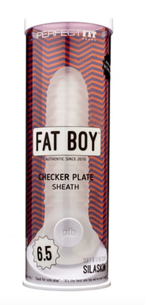 PERFECT FIT FAT BOY 6.5 CHECKER PLATE SHEATH