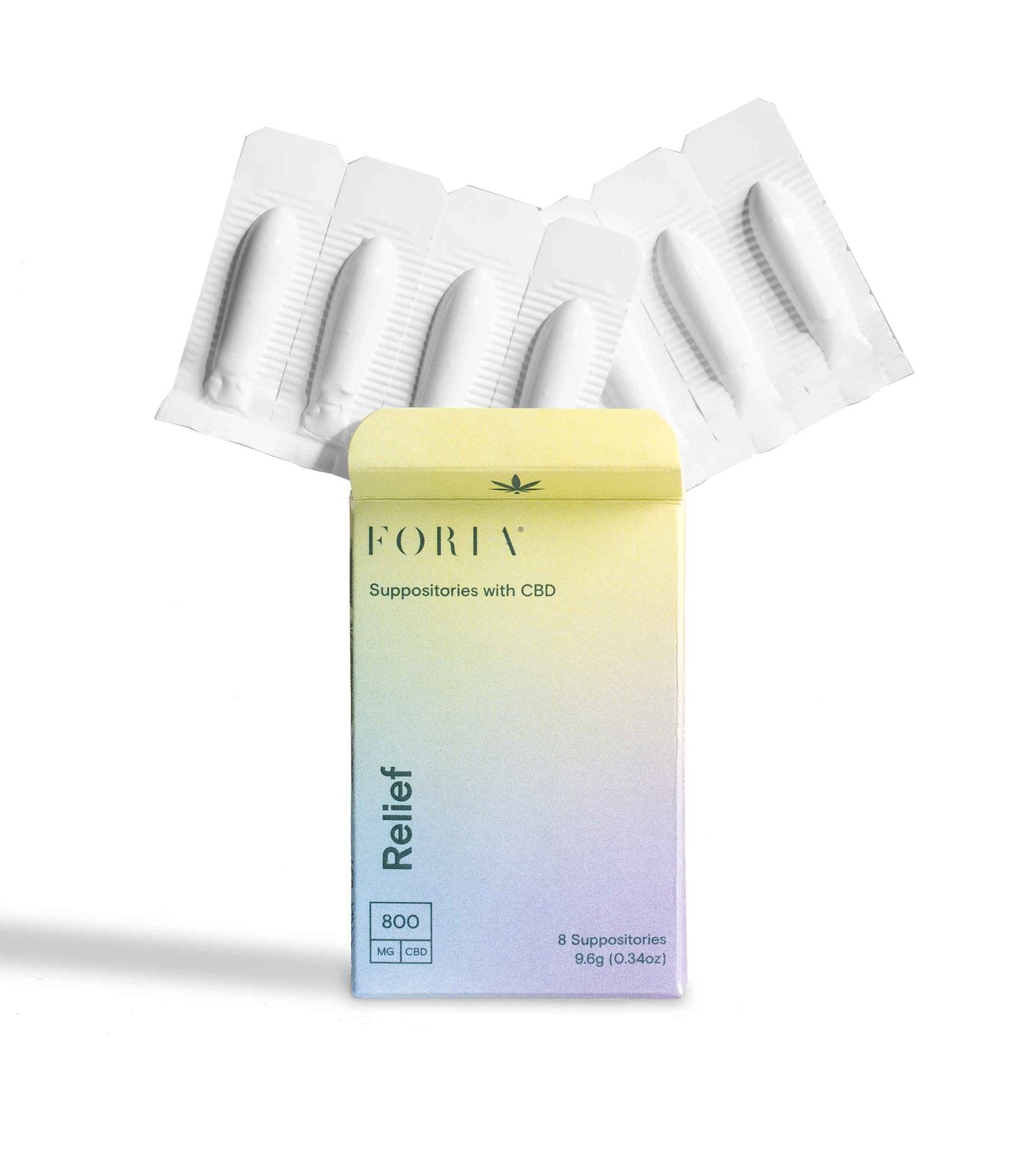 Foria Relief Suppositories with CBD