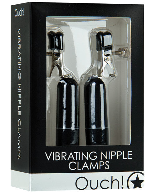 Ouch! Vibrating Nipple Clamps - Cupid's Closet