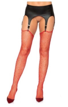 RHINESTONE STOCKINGS-ONE SIZE