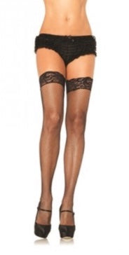 STAY UP FISHNET THIGH HIGHS-ONE SIZE